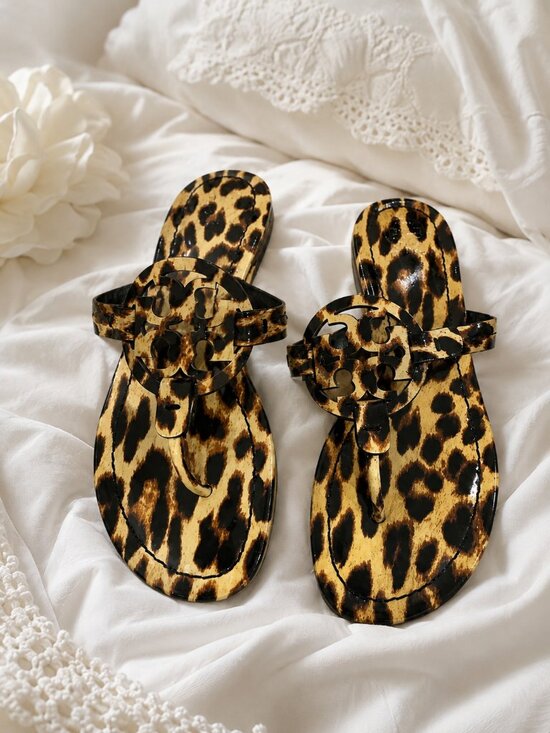 Tory Burch Shoes - Tory Burch Leopard Print Miller Sandals
